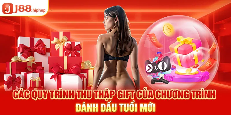 Các quy trình thu thập gift của chương trình đánh dấu tuổi mới